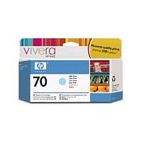 HP 70 Light Cyan Vivera Ink Cartridge for Z2100/Z3100/Z3200