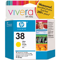 HP 38 Yellow Pigment ink Cartridge