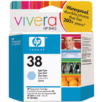 HP 38 Light Cyan Pigment ink Cartridge