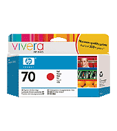 HP 70 Red Vivera Ink Cartridge for Z3100