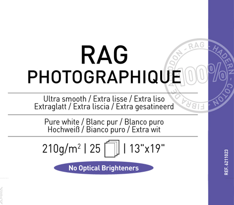 Rag Photographique 210 gsm - 13" x 19"