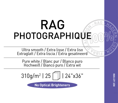 Rag Photographique 310 gsm - 24" x 36"