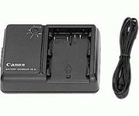 Canon Single Battery Charger for EOS 5D, 30D, 20D, 10D, D60, D30 and Digital Rebel (Holds BP-512 / 511 batteries);  Includes AC Adapter